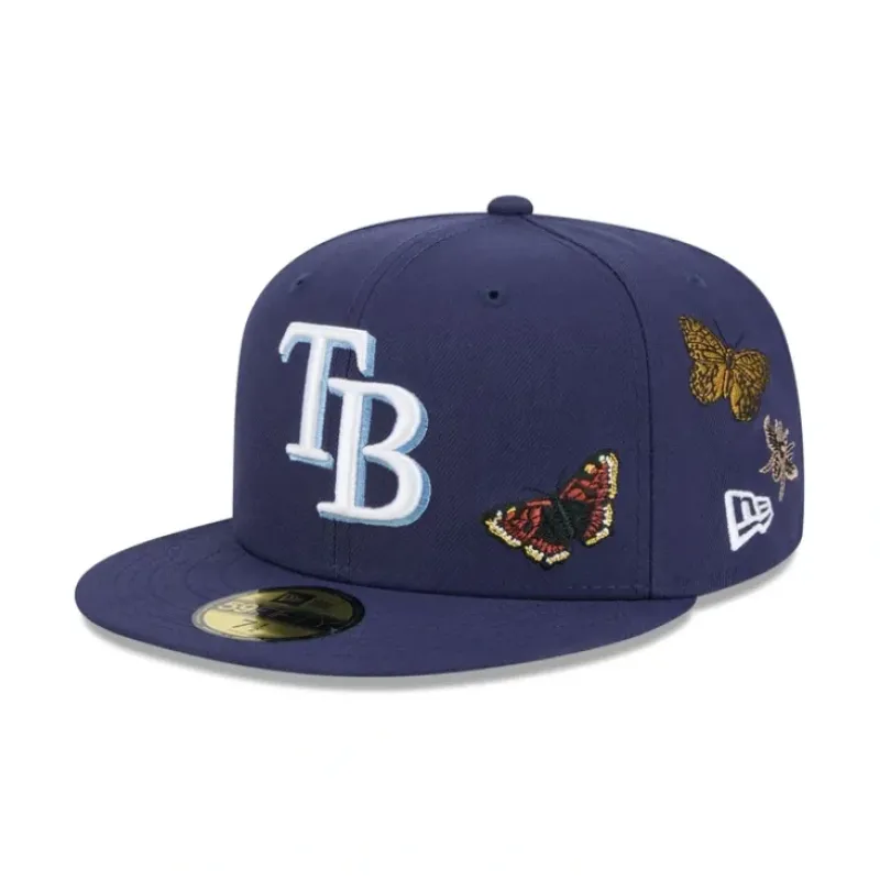 Outlet FELT x Cleveland Guardians Navy 59FIFTY Fitted Hat - KTGCaps - Baseball caps for various teams, purchased online at a discount Caps
