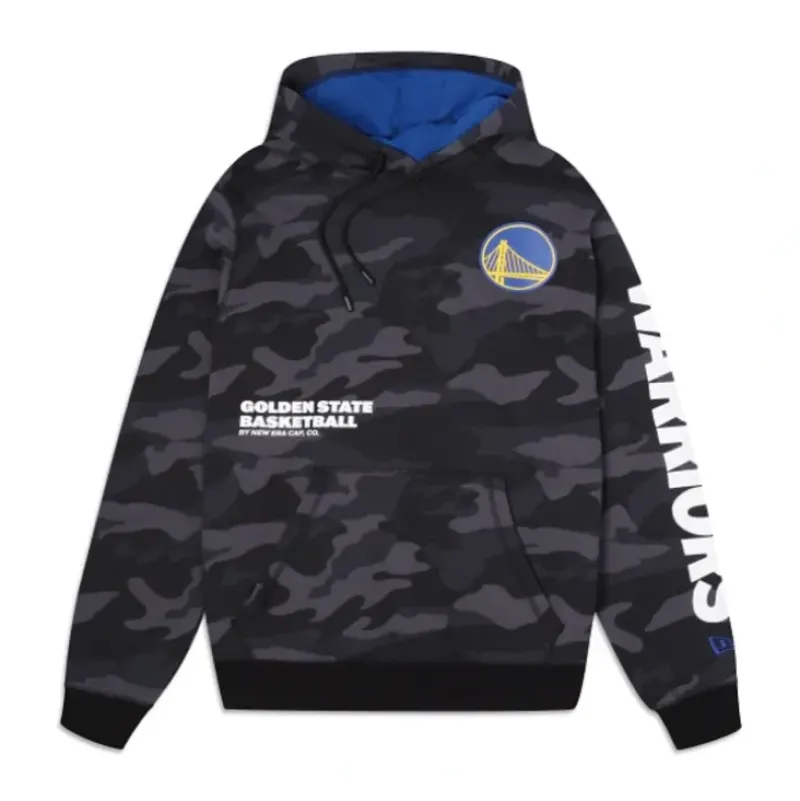 Outlet Golden State Warriors Lifestyle Camo Hoodie - KTGCaps - Baseball caps for various teams, purchased online at a discount Caps