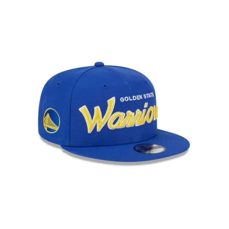 Best Golden State Warriors Script Kids 9FIFTY Snapback Hat - KTGCaps - Baseball caps for various teams, purchased online at a discount Caps