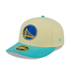 Outlet Golden State Warriors Soft Yellow Low Profile 59FIFTY Fitted Hat - KTGCaps - Baseball caps for various teams, purchased online at a discount Caps