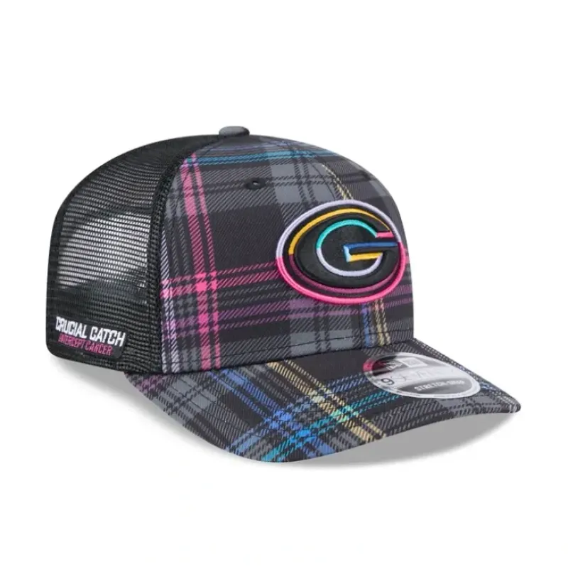 Cheap Green Bay Packers 2024 Crucial Catch 9SEVENTY Trucker Hat - KTGCaps - Baseball caps for various teams, purchased online at a discount Caps