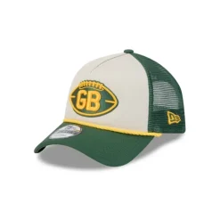 Clearance Green Bay Packers 2024 Historic Sideline 9FORTY AFrame Snapback Hat - KTGCaps - Baseball caps for various teams, purchased online at a discount Caps