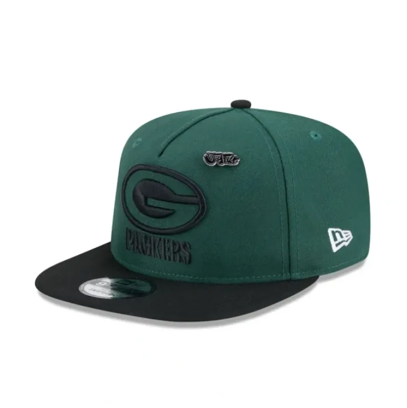 Discount Green Bay Packers 2024 Inspire Change 9FIFTY AFrame Snapback Hat - KTGCaps - Baseball caps for various teams, purchased online at a discount Caps