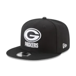 Cheap Green Bay Packers Black and White 9FIFTY Snapback Hat - KTGCaps - Baseball caps for various teams, purchased online at a discount Caps