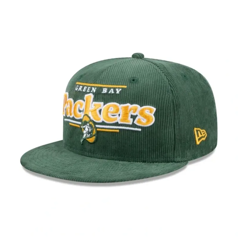 Shop Green Bay Packers Throwback Display 9FIFTY Snapback Hat - KTGCaps - Baseball caps for various teams, purchased online at a discount Caps
