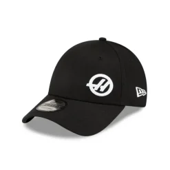 Clearance Haas F1 Team Black 9FORTY Snapback Hat - KTGCaps - Baseball caps for various teams, purchased online at a discount Caps