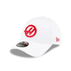 Shop Haas F1 Team White 9FORTY Snapback Hat - KTGCaps - Baseball caps for various teams, purchased online at a discount Caps