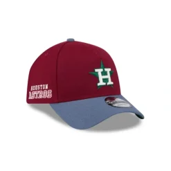 Clearance Houston Astros Cherry 9FORTY AFrame Snapback Hat - KTGCaps - Baseball caps for various teams, purchased online at a discount Caps