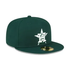 Store Houston Astros Dark Green 59FIFTY Fitted Hat - KTGCaps - Baseball caps for various teams, purchased online at a discount Caps