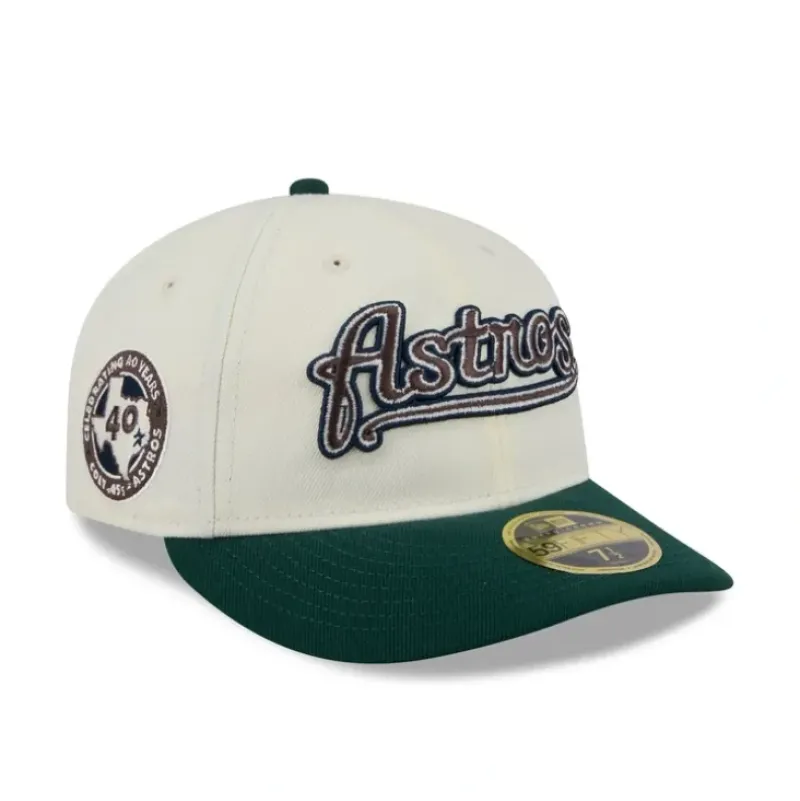 Store Houston Astros Forest Visor Retro Crown 59FIFTY Fitted Hat - KTGCaps - Baseball caps for various teams, purchased online at a discount Caps