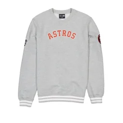Outlet Houston Astros Gray Logo Select Crewneck - KTGCaps - Baseball caps for various teams, purchased online at a discount Caps