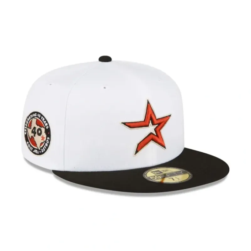 Sale Houston Astros Home 59FIFTY Fitted Hat - KTGCaps - Baseball caps for various teams, purchased online at a discount Caps