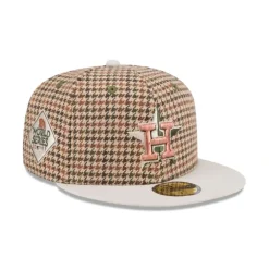 Shop Houston Astros Houndstooth 59FIFTY Fitted Hat - KTGCaps - Baseball caps for various teams, purchased online at a discount Caps