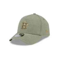 Cheap Houston Astros Logo Essentials Olive 9FORTY AFrame Snapback Hat - KTGCaps - Baseball caps for various teams, purchased online at a discount Caps