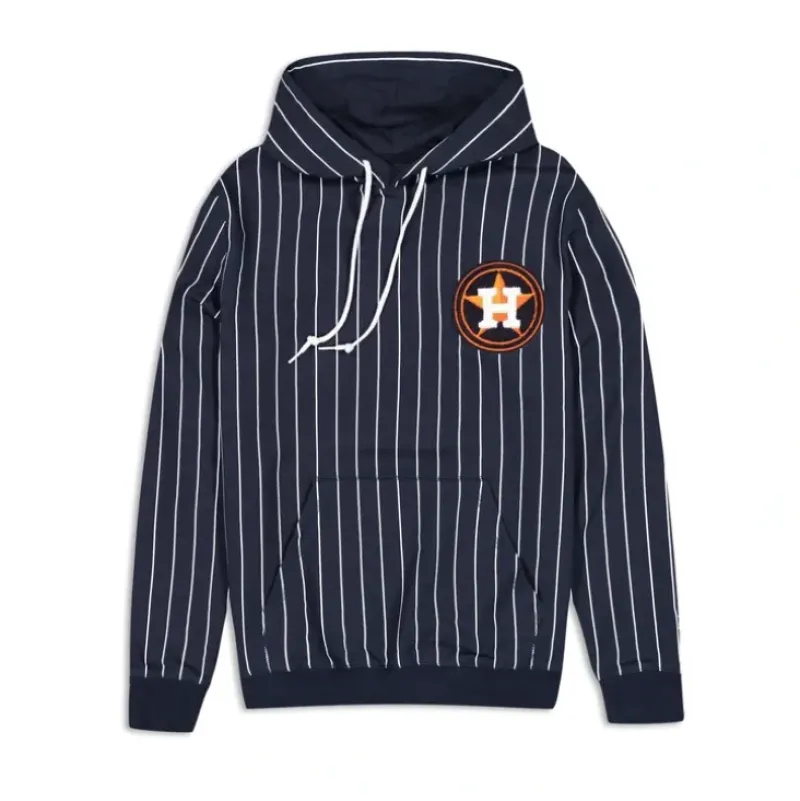 Best Sale Houston Astros Logo Select Pinstripe Hoodie - KTGCaps - Baseball caps for various teams, purchased online at a discount Caps
