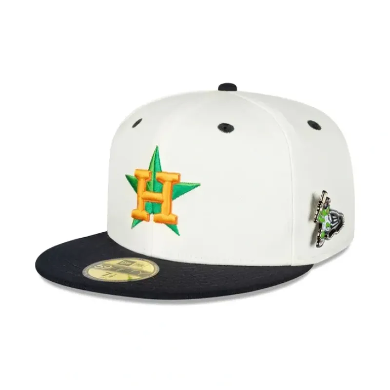 New Houston Astros Mascot Pin 59FIFTY Fitted Hat - KTGCaps - Baseball caps for various teams, purchased online at a discount Caps