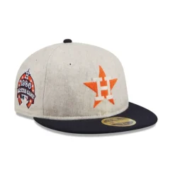 Shop Houston Astros Melton Wool Retro Crown 59FIFTY Fitted Hat - KTGCaps - Baseball caps for various teams, purchased online at a discount Caps