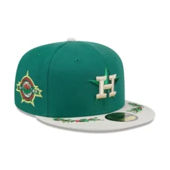 Outlet Houston Astros Novelty Holly 59FIFTY Fitted Hat - KTGCaps - Baseball caps for various teams, purchased online at a discount Caps