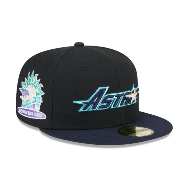 Online Houston Astros Retro Spring Training 59FIFTY Fitted Hat - KTGCaps - Baseball caps for various teams, purchased online at a discount Caps
