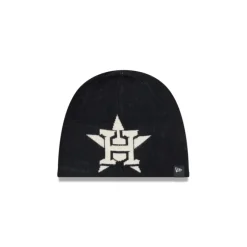 Clearance Houston Astros Team Mega Logo Knit Beanie - KTGCaps - Baseball caps for various teams, purchased online at a discount Caps