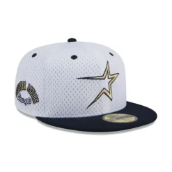 Best Sale Houston Astros Throwback Mesh 59FIFTY Fitted Hat - KTGCaps - Baseball caps for various teams, purchased online at a discount Caps