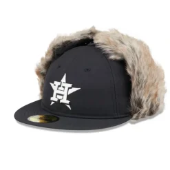 Cheap Houston Astros Winter Dog Ear Retro Crown 59FIFTY Fitted Hat - KTGCaps - Baseball caps for various teams, purchased online at a discount Caps