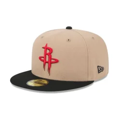 Store Houston Rockets Camel 59FIFTY Fitted Hat - KTGCaps - Baseball caps for various teams, purchased online at a discount Caps