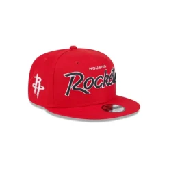 Online Houston Rockets Script Kids 9FIFTY Snapback Hat - KTGCaps - Baseball caps for various teams, purchased online at a discount Caps