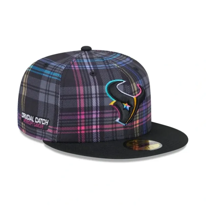 Cheap Houston Texans 2024 Crucial Catch 59FIFTY Fitted Hat - KTGCaps - Baseball caps for various teams, purchased online at a discount Caps