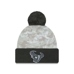 Store Houston Texans 2024 Salute to Service Pom Knit Hat - KTGCaps - Baseball caps for various teams, purchased online at a discount Caps