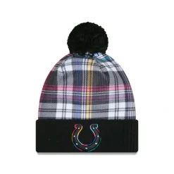 Outlet Indianapolis Colts 2024 Crucial Catch Sport Pom Knit Hat - KTGCaps - Baseball caps for various teams, purchased online at a discount Caps
