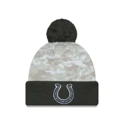 Best Indianapolis Colts 2024 Salute to Service Pom Knit Hat - KTGCaps - Baseball caps for various teams, purchased online at a discount Caps