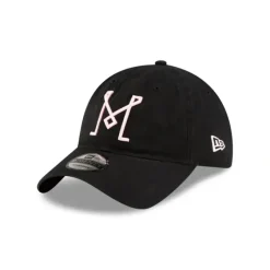 Best Inter Miami Basic Black 9TWENTY Adjustable Hat - KTGCaps - Baseball caps for various teams, purchased online at a discount Caps