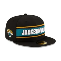 Outlet Jacksonville Jaguars 2024 Sideline Black 59FIFTY Fitted Hat - KTGCaps - Baseball caps for various teams, purchased online at a discount Caps
