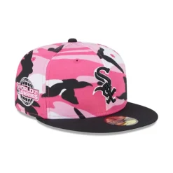 Clearance Just Caps Color Camo Chicago White Sox 59FIFTY Fitted Hat - KTGCaps - Baseball caps for various teams, purchased online at a discount Caps