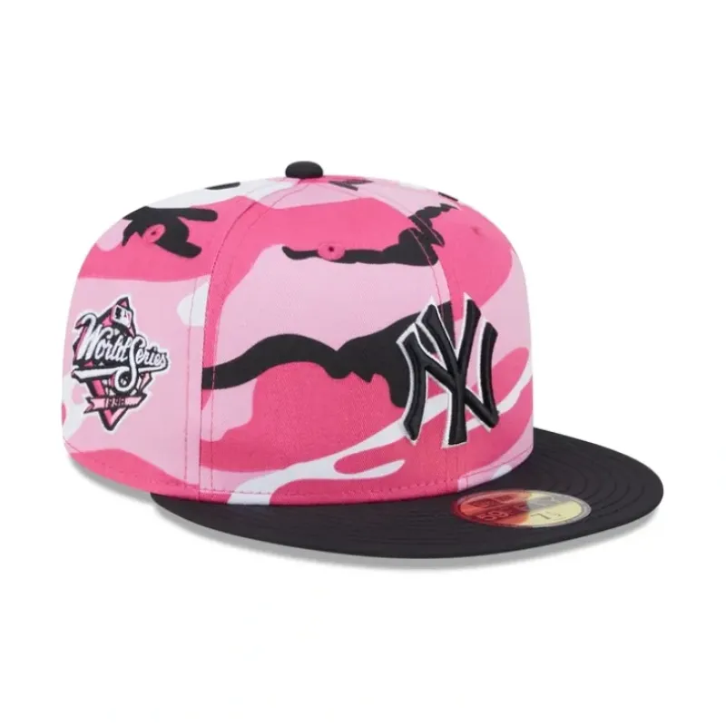Store Just Caps Color Camo New York Yankees 59FIFTY Fitted Hat - KTGCaps - Baseball caps for various teams, purchased online at a discount Caps