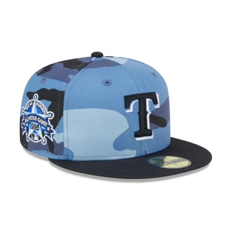 Shop Just Caps Color Camo Texas Rangers 59FIFTY Fitted Hat - KTGCaps - Baseball caps for various teams, purchased online at a discount Caps