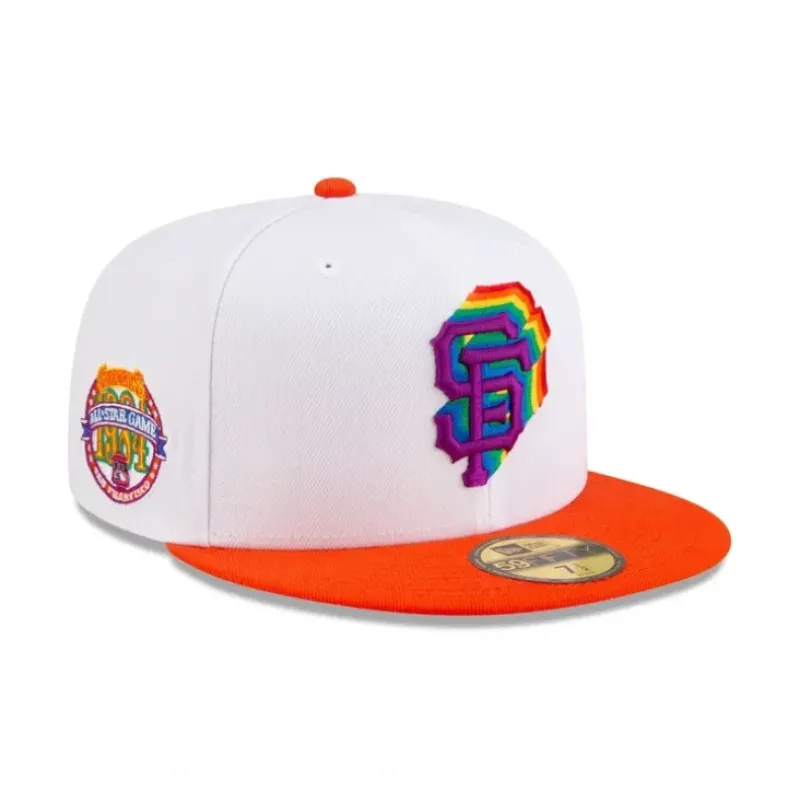 Shop Just Caps Kaleidoscope San Francisco Giants 59FIFTY Fitted Hat - KTGCaps - Baseball caps for various teams, purchased online at a discount Caps