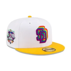 Best Just Caps Kaleidoscope San Diego Padres 59FIFTY Fitted Hat - KTGCaps - Baseball caps for various teams, purchased online at a discount Caps