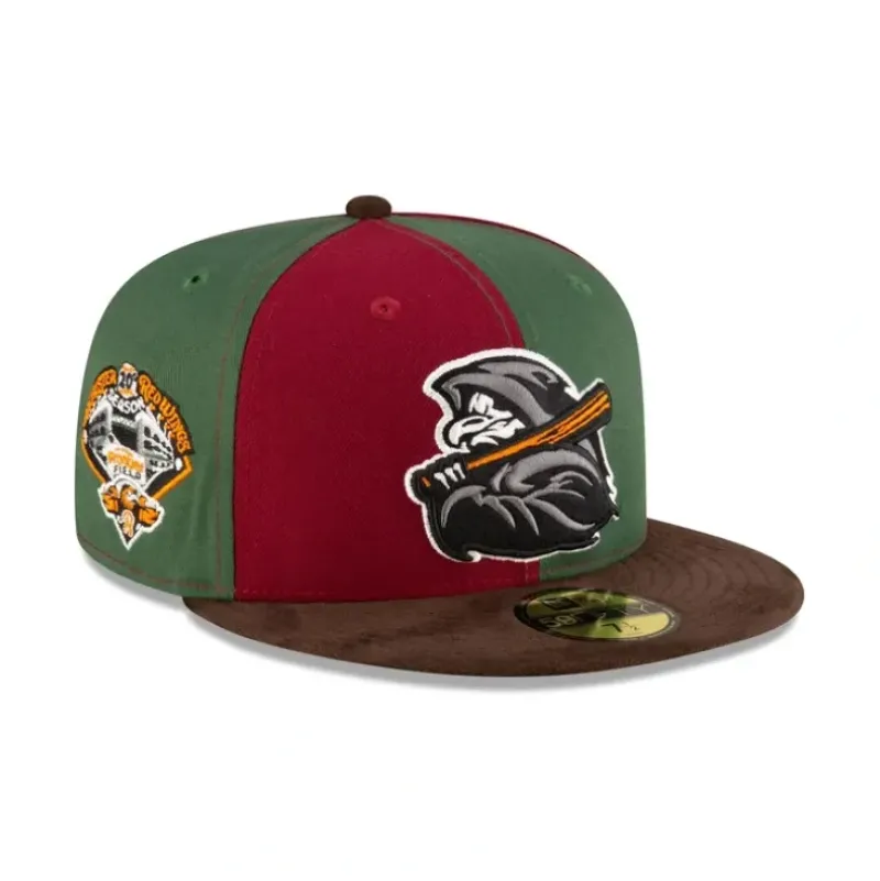 Cheap Just Caps Spooky Pack Rochester Red Wings 59FIFTY Fitted Hat - KTGCaps - Baseball caps for various teams, purchased online at a discount Caps