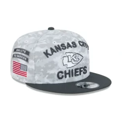 Shop Kansas City Chiefs 2024 Salute to Service 9FIFTY Snapback Hat - KTGCaps - Baseball caps for various teams, purchased online at a discount Caps