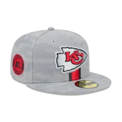 Best Kansas City Chiefs 2024 Sideline Gray 59FIFTY Fitted Hat - KTGCaps - Baseball caps for various teams, purchased online at a discount Caps