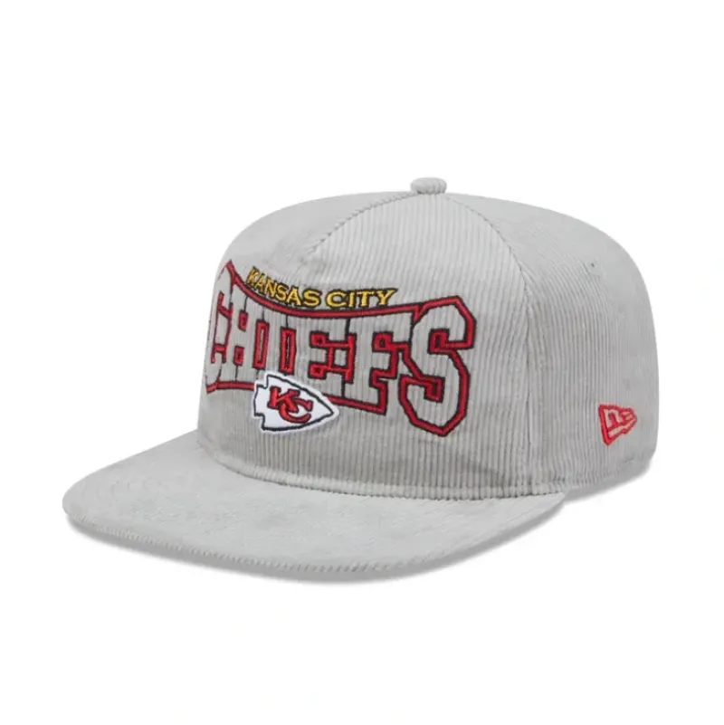 Online Kansas City Chiefs Gray Cord Golfer Hat - KTGCaps - Baseball caps for various teams, purchased online at a discount Caps