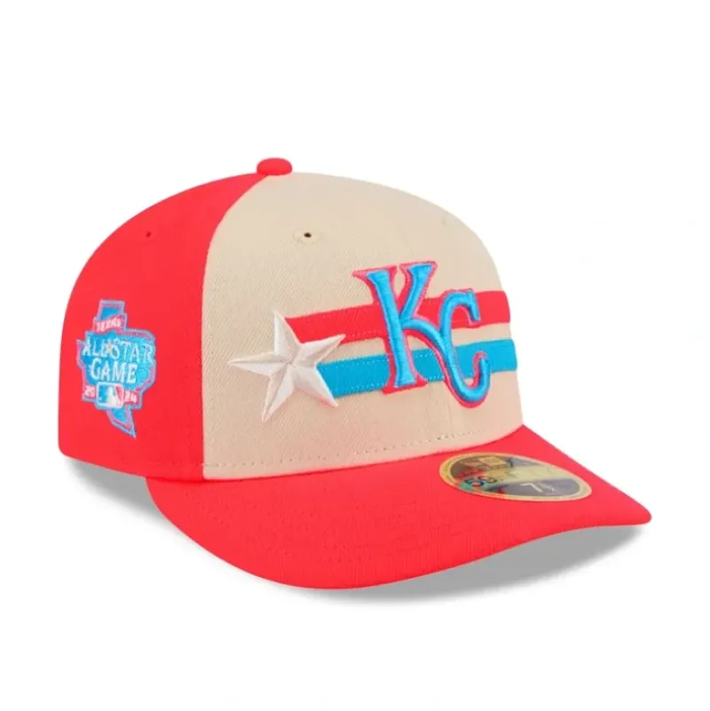 Cheap Kansas City Royals 2024 AllStar Game Low Profile 59FIFTY Fitted Hat - KTGCaps - Baseball caps for various teams, purchased online at a discount Caps
