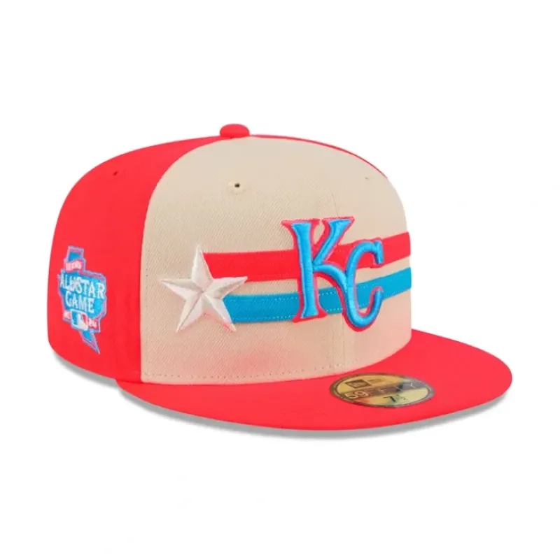 Sale Kansas City Royals 2024 AllStar Game 59FIFTY Fitted Hat - KTGCaps - Baseball caps for various teams, purchased online at a discount Caps