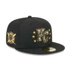 Shop Kansas City Royals Armed Forces Day 2024 59FIFTY Fitted Hat - KTGCaps - Baseball caps for various teams, purchased online at a discount Caps
