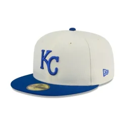 Clearance Kansas City Royals Chrome 59FIFTY Fitted Hat - KTGCaps - Baseball caps for various teams, purchased online at a discount Caps
