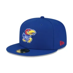 Clearance Kansas Jayhawks 59FIFTY Fitted Hat - KTGCaps - Baseball caps for various teams, purchased online at a discount Caps