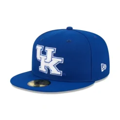 Best Kentucky Wildcats Blue 59FIFTY Fitted Hat - KTGCaps - Baseball caps for various teams, purchased online at a discount Caps