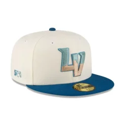 Shop Las Vegas Aviators Chrome Blue 59FIFTY Fitted Hat - KTGCaps - Baseball caps for various teams, purchased online at a discount Caps